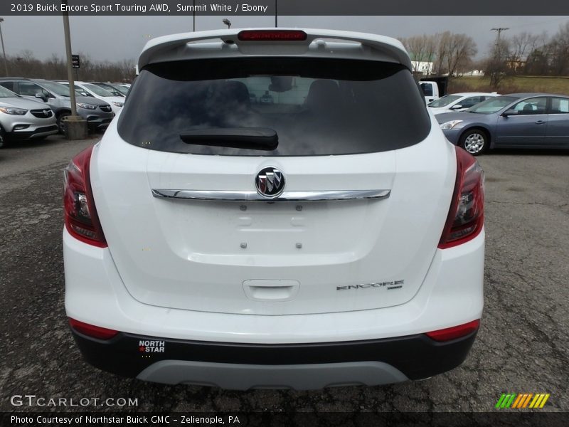 Summit White / Ebony 2019 Buick Encore Sport Touring AWD