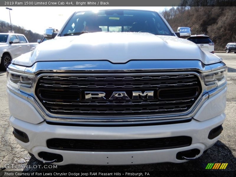 Bright White / Black 2019 Ram 1500 Limited Crew Cab 4x4