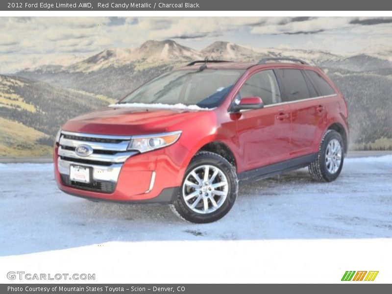 Red Candy Metallic / Charcoal Black 2012 Ford Edge Limited AWD