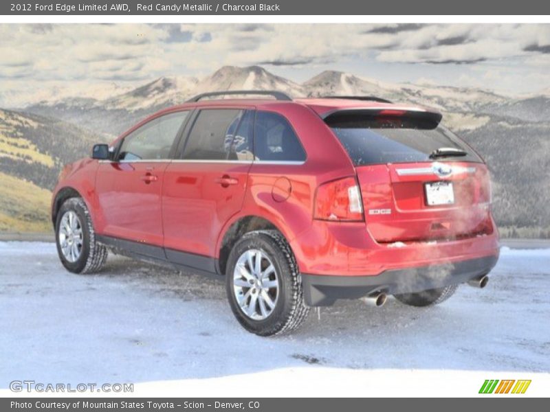 Red Candy Metallic / Charcoal Black 2012 Ford Edge Limited AWD