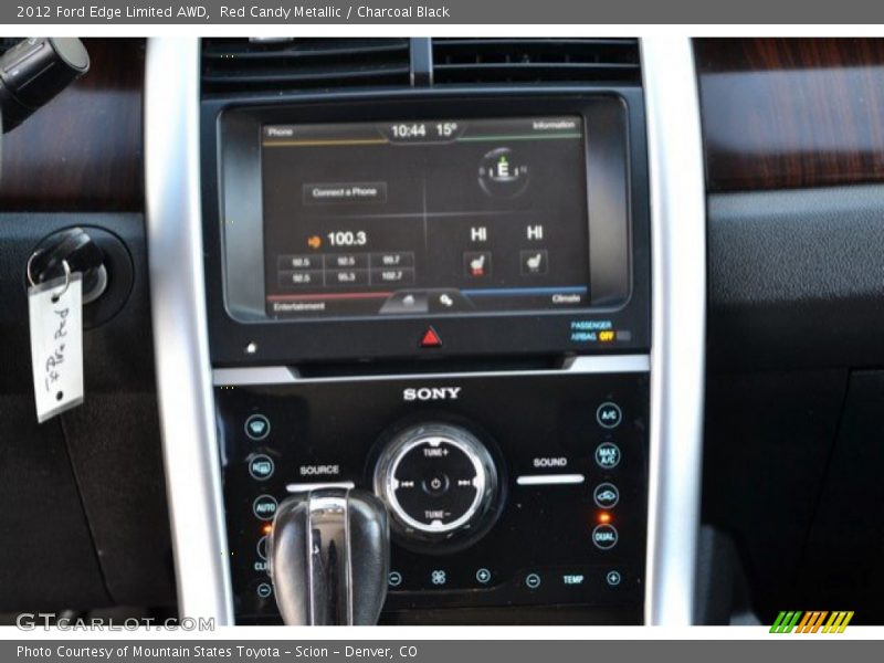 Red Candy Metallic / Charcoal Black 2012 Ford Edge Limited AWD