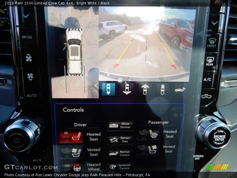 Bright White / Black 2019 Ram 1500 Limited Crew Cab 4x4