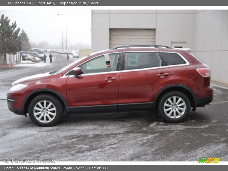 Copper Red Mica / Sand 2007 Mazda CX-9 Sport AWD