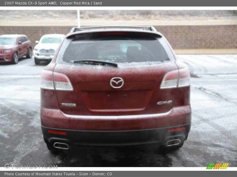 Copper Red Mica / Sand 2007 Mazda CX-9 Sport AWD