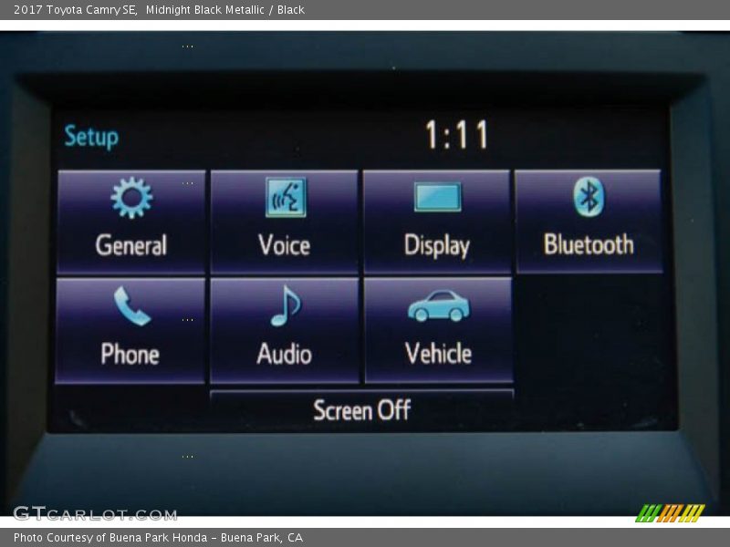 Midnight Black Metallic / Black 2017 Toyota Camry SE