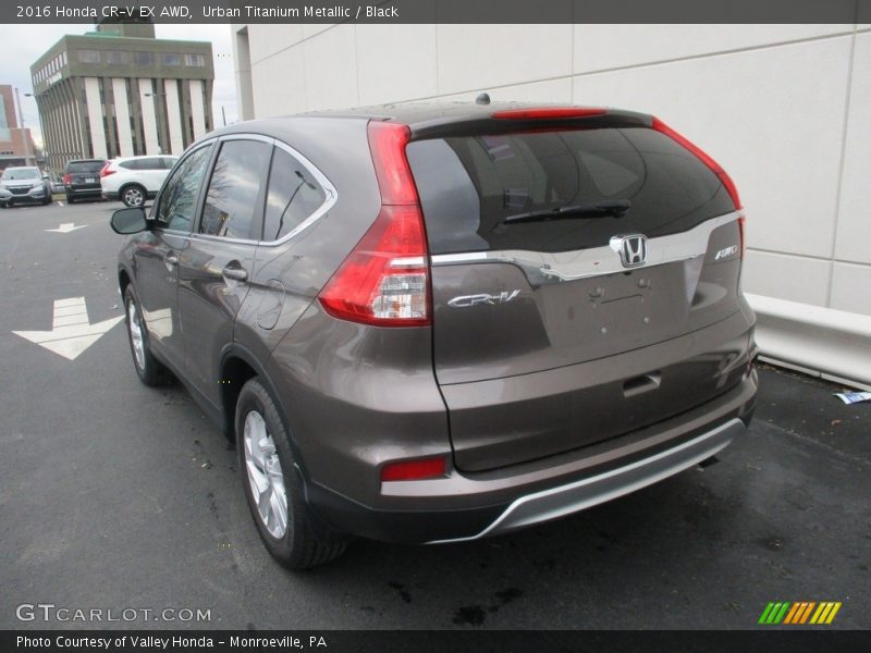 Urban Titanium Metallic / Black 2016 Honda CR-V EX AWD