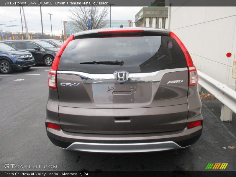 Urban Titanium Metallic / Black 2016 Honda CR-V EX AWD