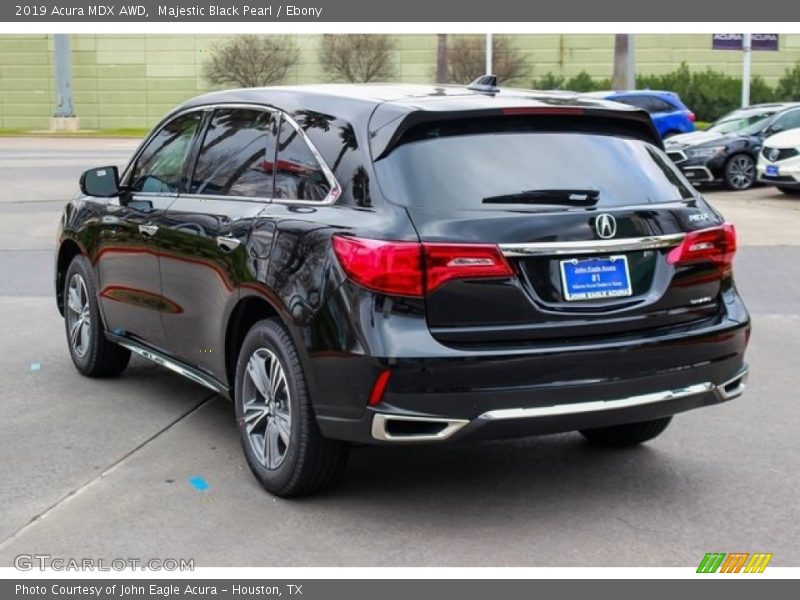 Majestic Black Pearl / Ebony 2019 Acura MDX AWD