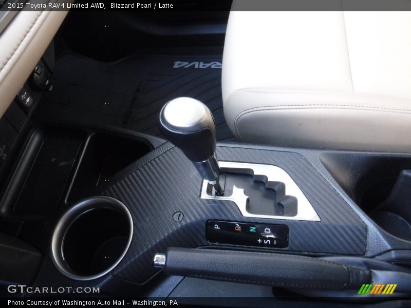 Blizzard Pearl / Latte 2015 Toyota RAV4 Limited AWD