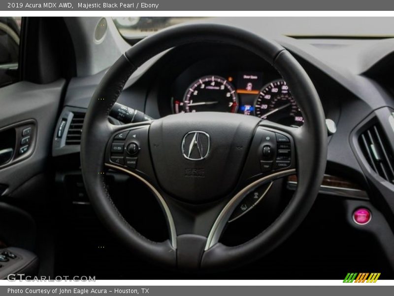 Majestic Black Pearl / Ebony 2019 Acura MDX AWD