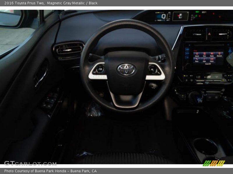 Magnetic Gray Metallic / Black 2016 Toyota Prius Two