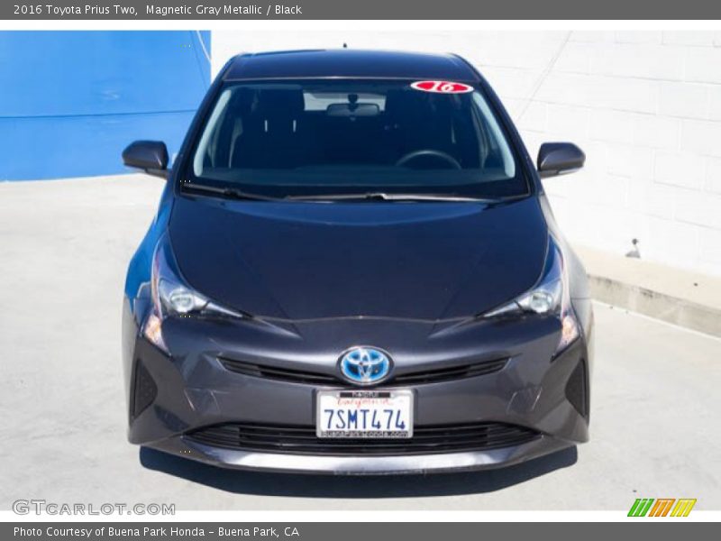 Magnetic Gray Metallic / Black 2016 Toyota Prius Two