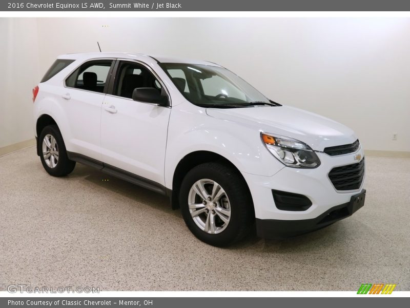 Summit White / Jet Black 2016 Chevrolet Equinox LS AWD