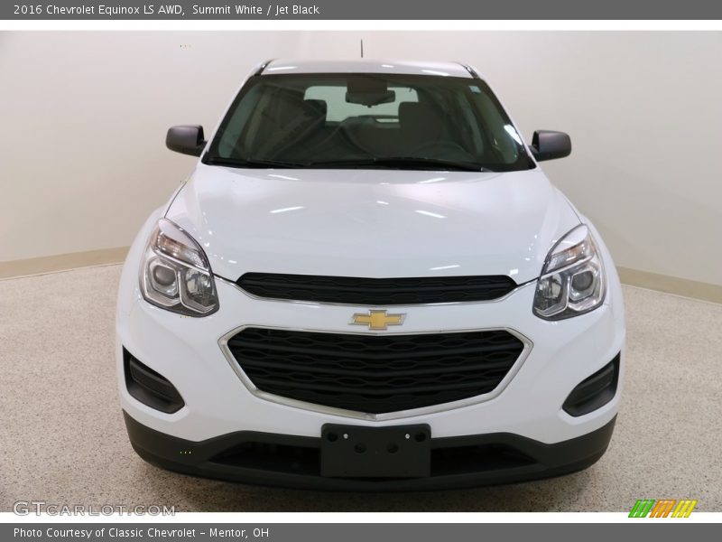 Summit White / Jet Black 2016 Chevrolet Equinox LS AWD