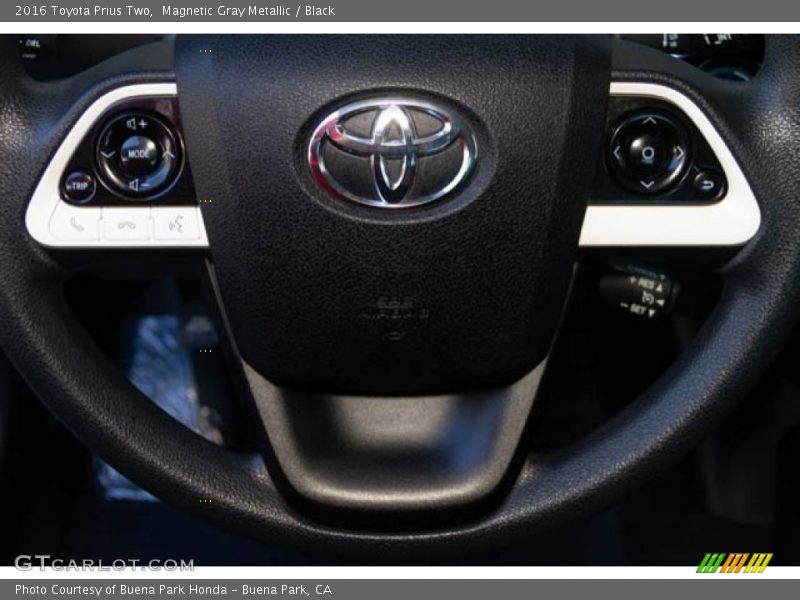 Magnetic Gray Metallic / Black 2016 Toyota Prius Two