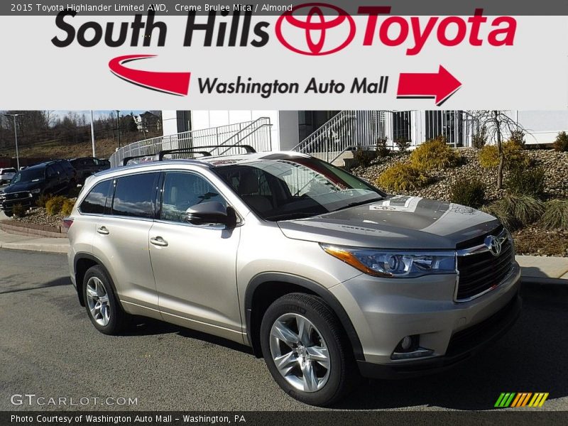 Creme Brulee Mica / Almond 2015 Toyota Highlander Limited AWD