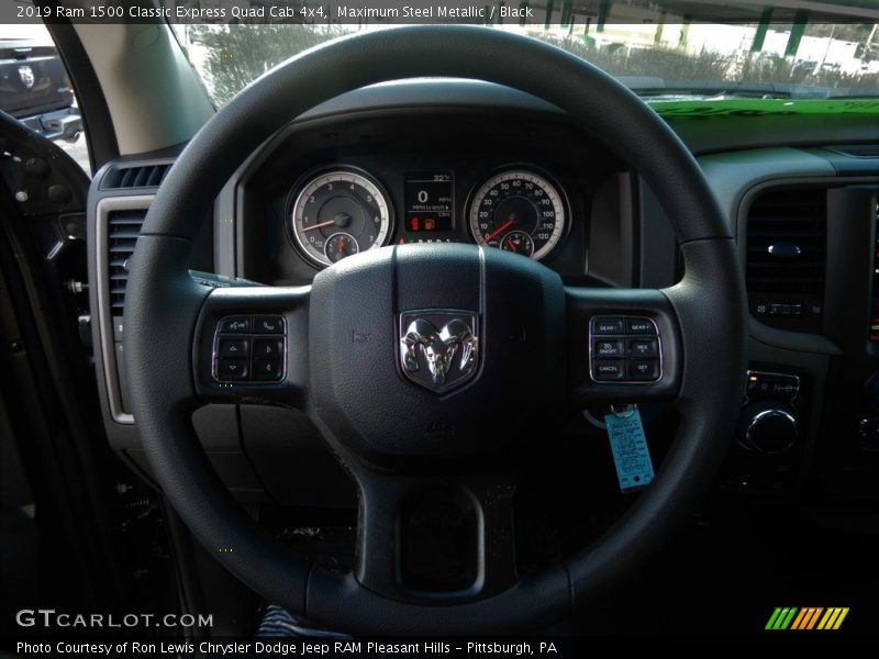 Maximum Steel Metallic / Black 2019 Ram 1500 Classic Express Quad Cab 4x4