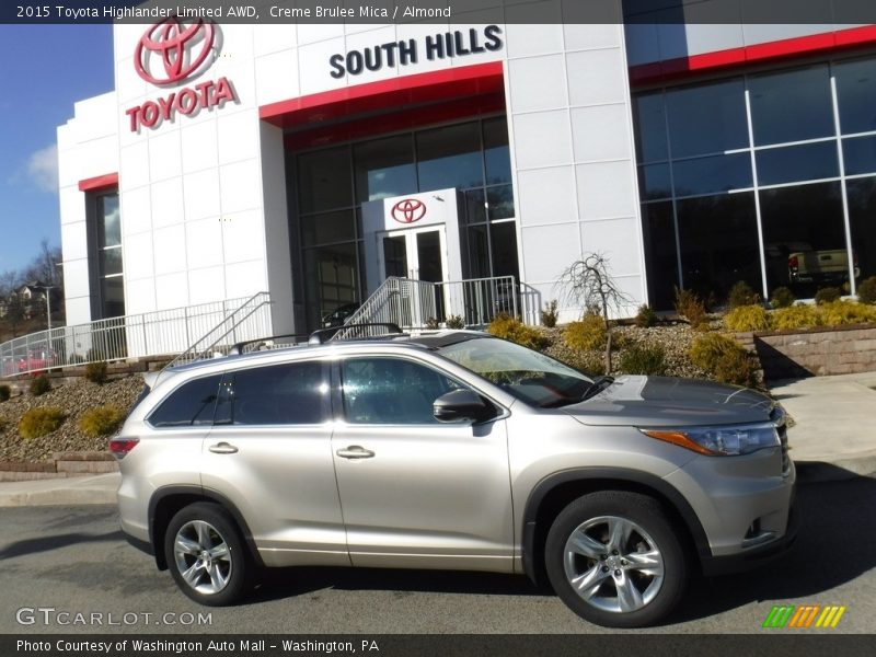 Creme Brulee Mica / Almond 2015 Toyota Highlander Limited AWD