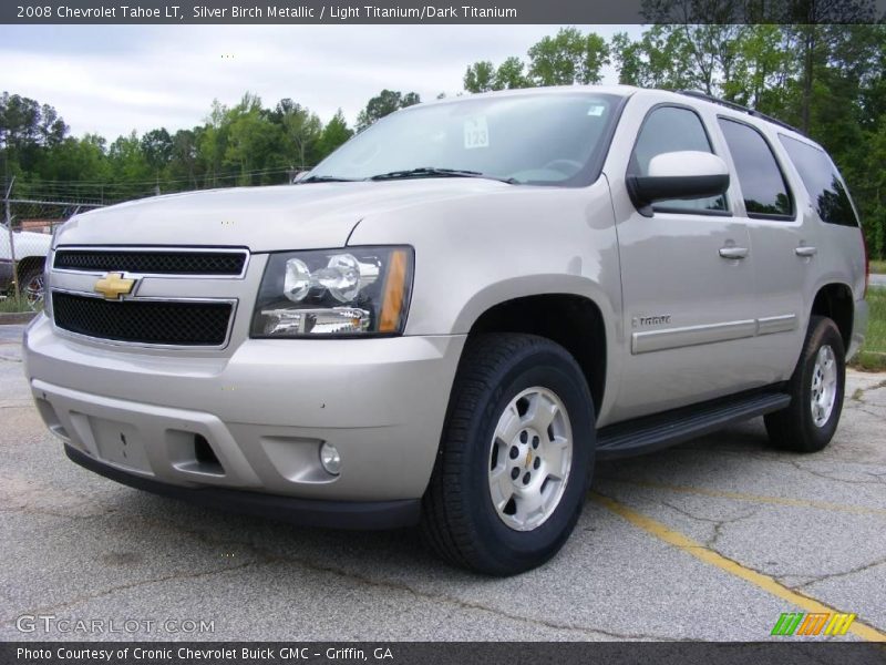Silver Birch Metallic / Light Titanium/Dark Titanium 2008 Chevrolet Tahoe LT