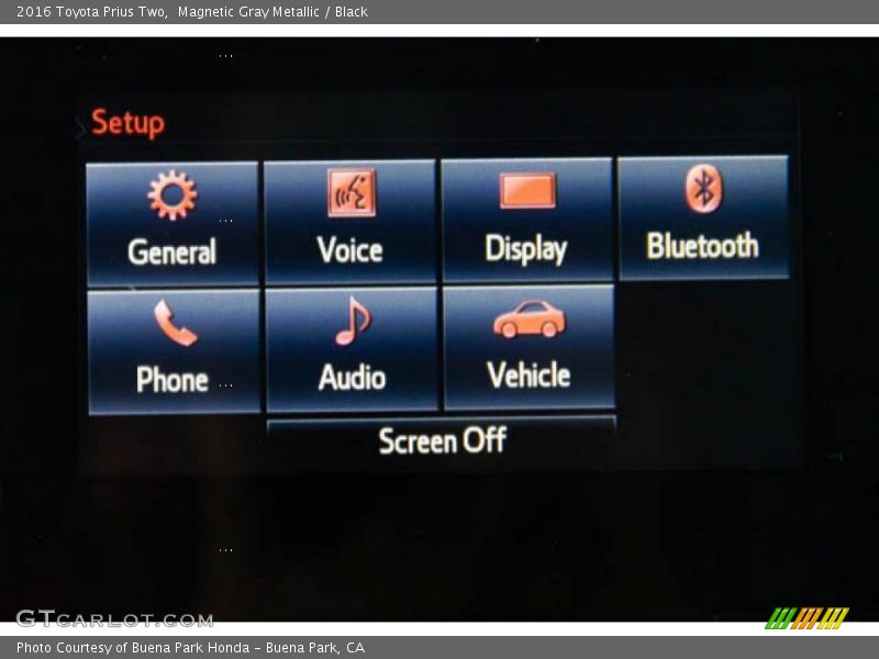 Magnetic Gray Metallic / Black 2016 Toyota Prius Two
