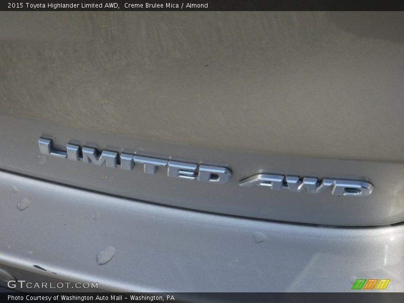 Creme Brulee Mica / Almond 2015 Toyota Highlander Limited AWD