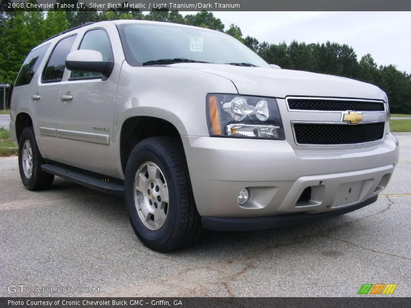 Silver Birch Metallic / Light Titanium/Dark Titanium 2008 Chevrolet Tahoe LT