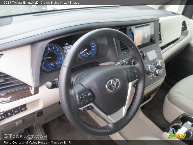 Creme Brulee Mica / Bisque 2015 Toyota Sienna XLE