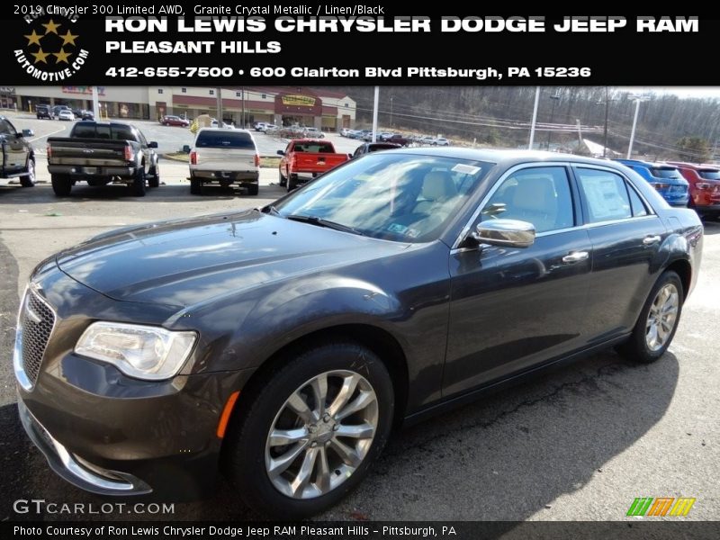 Granite Crystal Metallic / Linen/Black 2019 Chrysler 300 Limited AWD