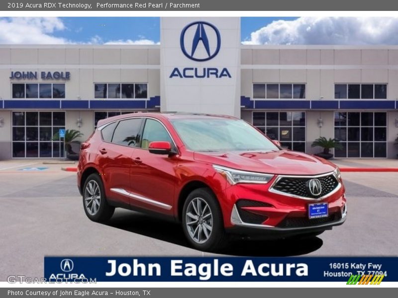 Performance Red Pearl / Parchment 2019 Acura RDX Technology