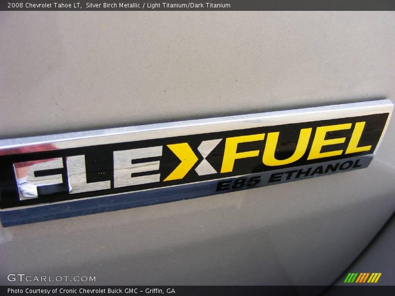 Silver Birch Metallic / Light Titanium/Dark Titanium 2008 Chevrolet Tahoe LT