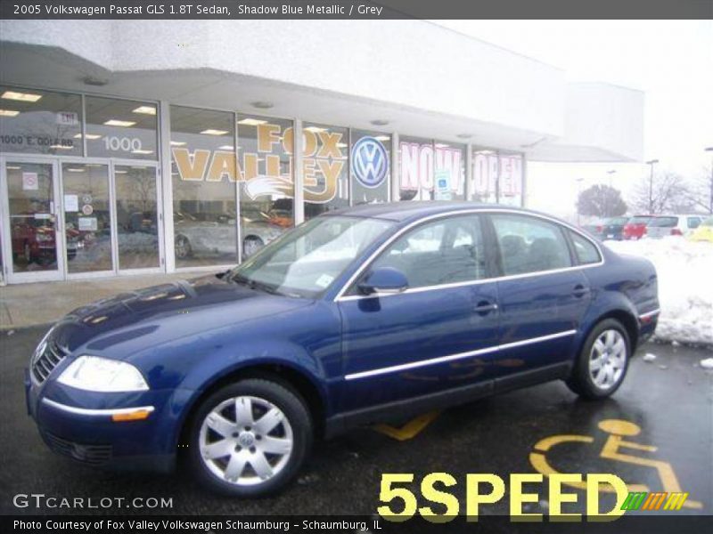 Shadow Blue Metallic / Grey 2005 Volkswagen Passat GLS 1.8T Sedan