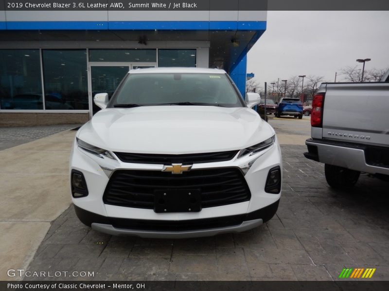 Summit White / Jet Black 2019 Chevrolet Blazer 3.6L Leather AWD