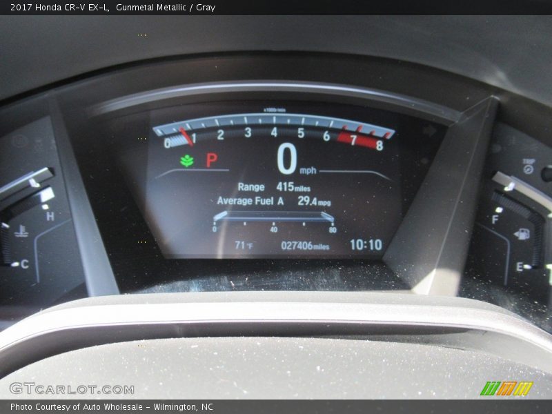 Gunmetal Metallic / Gray 2017 Honda CR-V EX-L