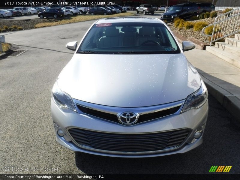 Classic Silver Metallic / Light Gray 2013 Toyota Avalon Limited
