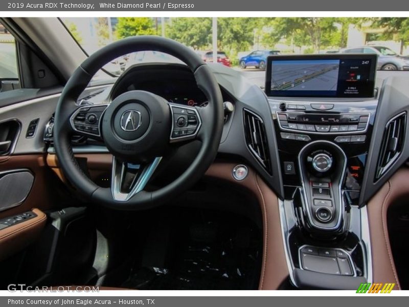 White Diamond Pearl / Espresso 2019 Acura RDX Technology