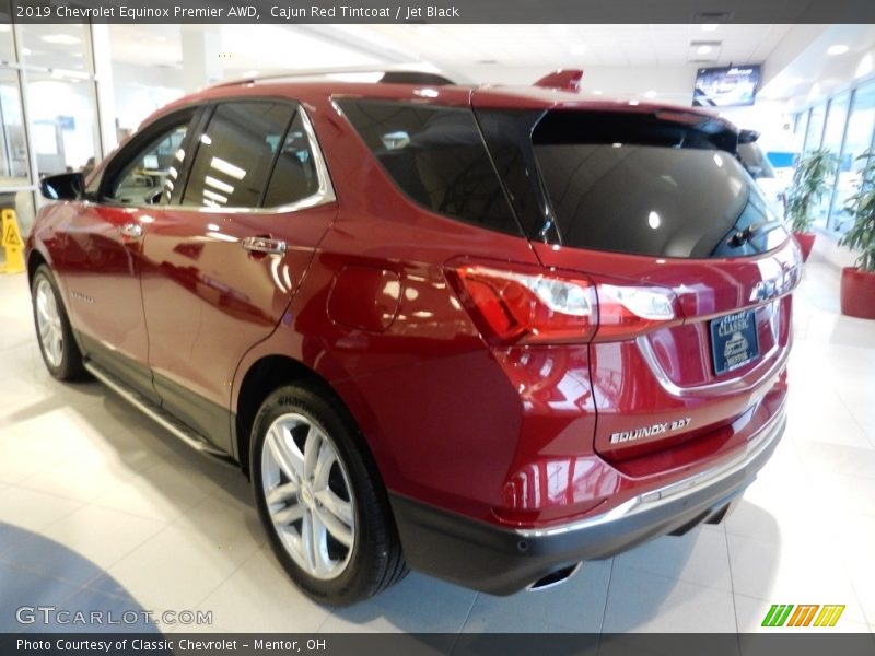 Cajun Red Tintcoat / Jet Black 2019 Chevrolet Equinox Premier AWD