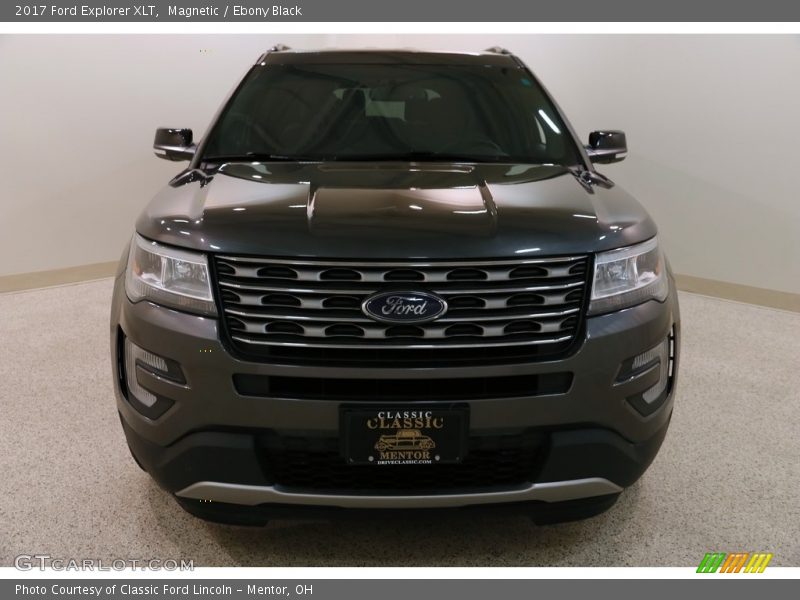 Magnetic / Ebony Black 2017 Ford Explorer XLT