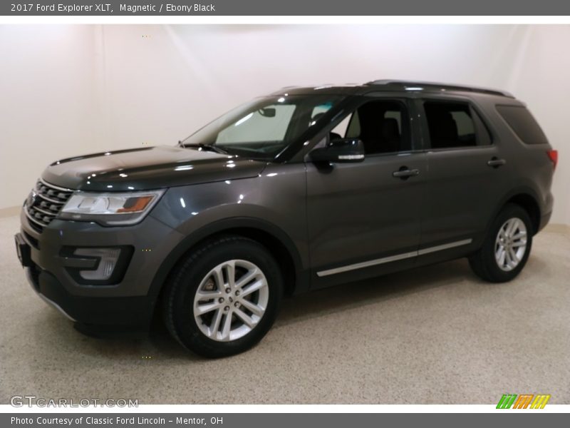 Magnetic / Ebony Black 2017 Ford Explorer XLT