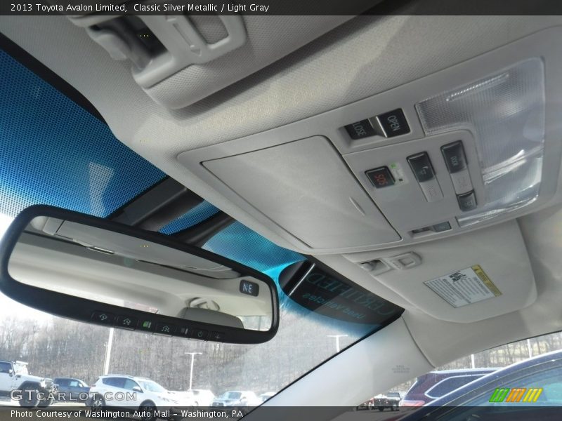 Classic Silver Metallic / Light Gray 2013 Toyota Avalon Limited