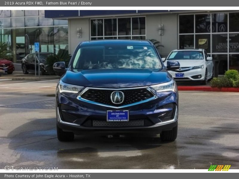 Fathom Blue Pearl / Ebony 2019 Acura RDX FWD