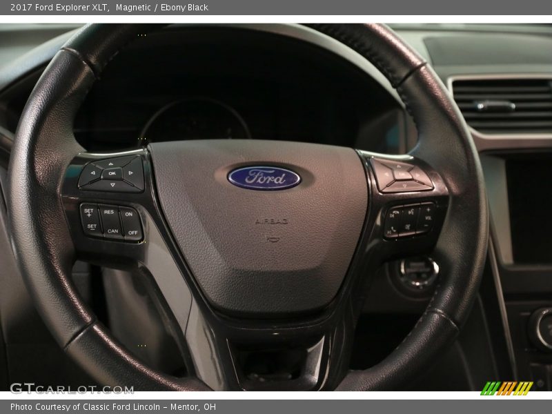 Magnetic / Ebony Black 2017 Ford Explorer XLT