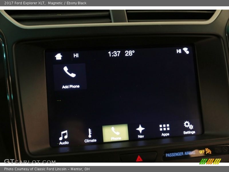 Magnetic / Ebony Black 2017 Ford Explorer XLT