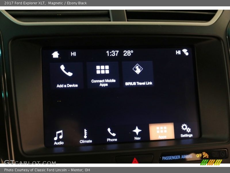 Magnetic / Ebony Black 2017 Ford Explorer XLT