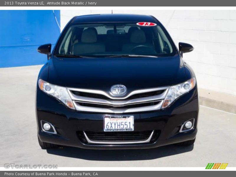 Attitude Black Metallic / Ivory 2013 Toyota Venza LE