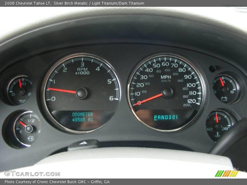 Silver Birch Metallic / Light Titanium/Dark Titanium 2008 Chevrolet Tahoe LT