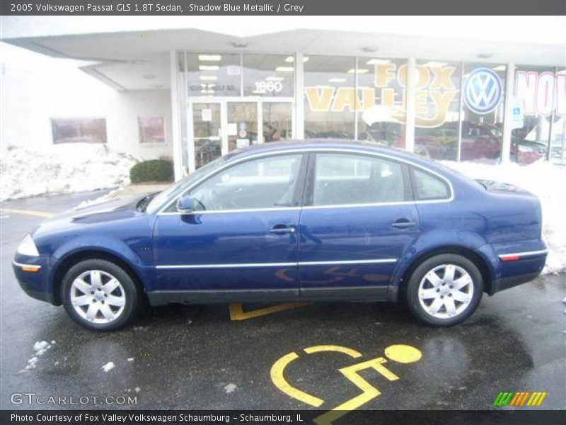 Shadow Blue Metallic / Grey 2005 Volkswagen Passat GLS 1.8T Sedan
