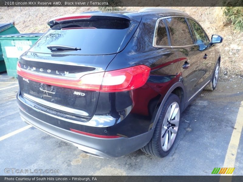 Black Velvet / Terracotta 2018 Lincoln MKX Reserve AWD