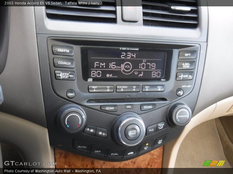 Taffeta White / Ivory 2003 Honda Accord EX V6 Sedan