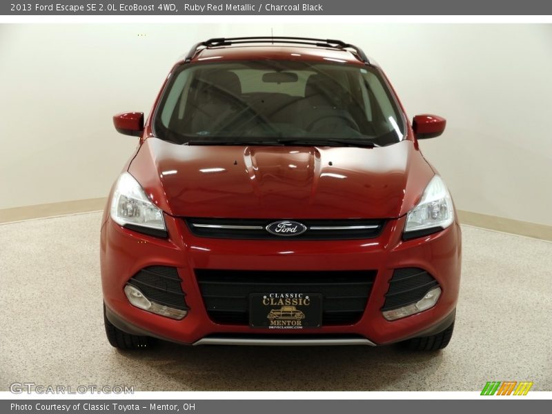 Ruby Red Metallic / Charcoal Black 2013 Ford Escape SE 2.0L EcoBoost 4WD