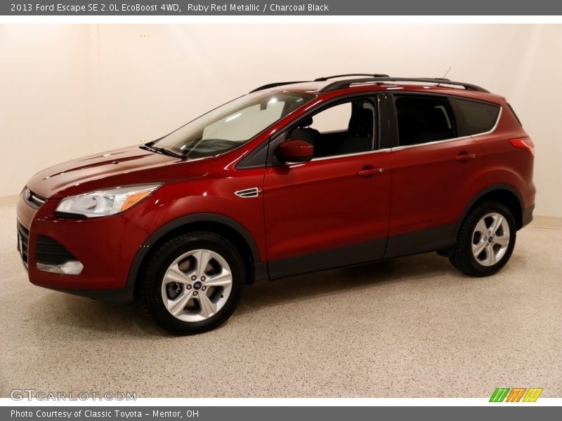 Ruby Red Metallic / Charcoal Black 2013 Ford Escape SE 2.0L EcoBoost 4WD